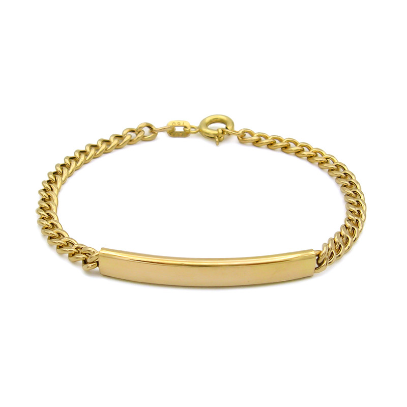 دستبند طلا 18 عیار زنانه کاپانی مدل KB018