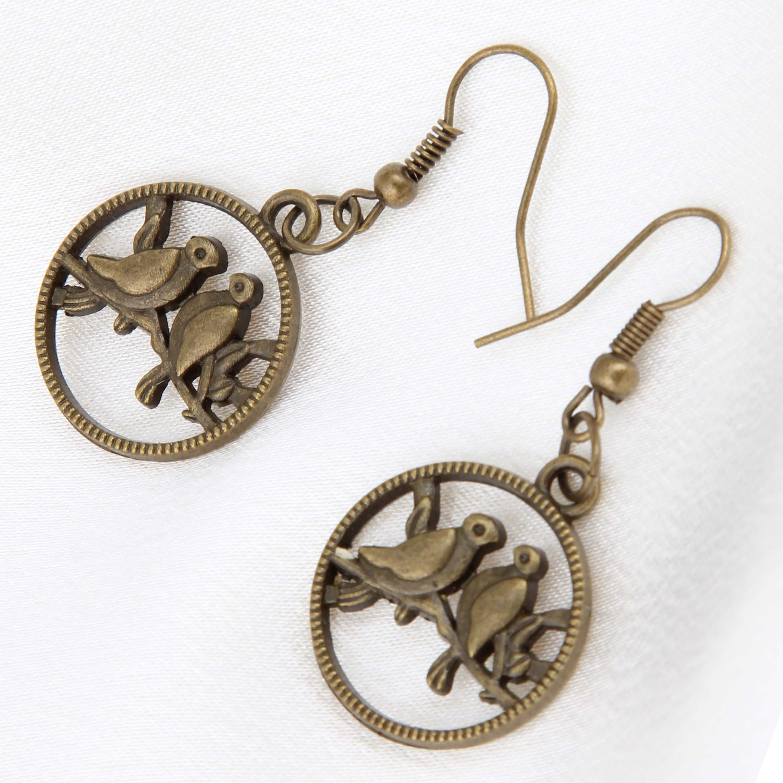 گوشواره دخترانه بازرگانی میلادی مدل پرنده کد GZN_274 گوشواره دخترانه بازرگانی میلادی مدل پرنده کد GZN_274