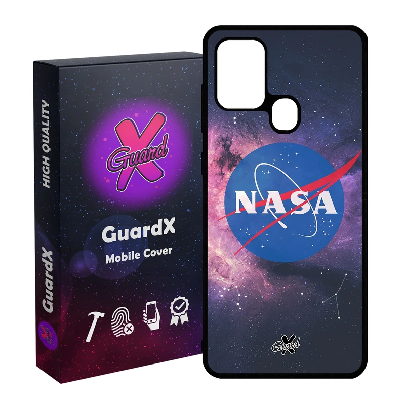 کاور گارد ایکس طرح Nasa مدل Glass10012 مناسب برای گوشی موبایل سامسونگ Galaxy A21s