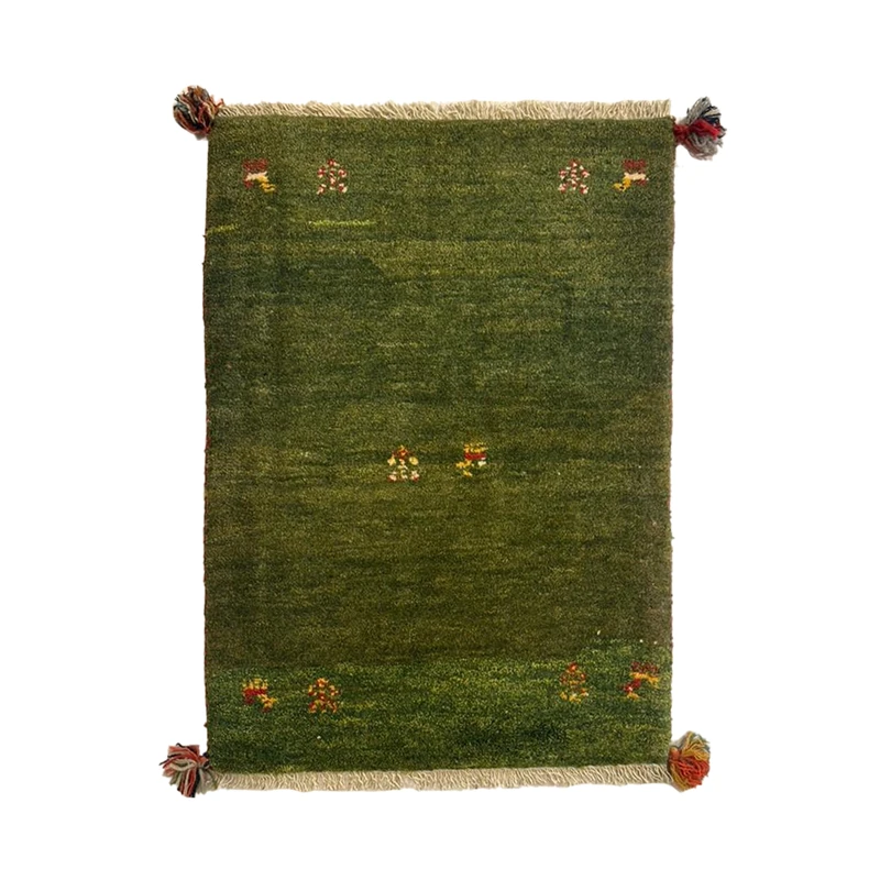 گبه فرش دستباف نیم متری مدل بافت قشقای شیراز کد NKP-sgp5