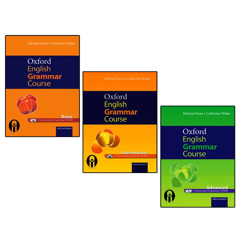 کتاب Oxford English Grammar Course اثر Micheal Swan And Catherine Walter انتشارات الوندپویان سه جلدی