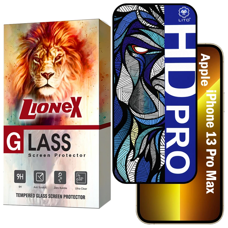 محافظ صفحه نمایش لایونکس مدل LITOHDL مناسب برای گوشی موبایل اپل iPhone 13 Pro Max