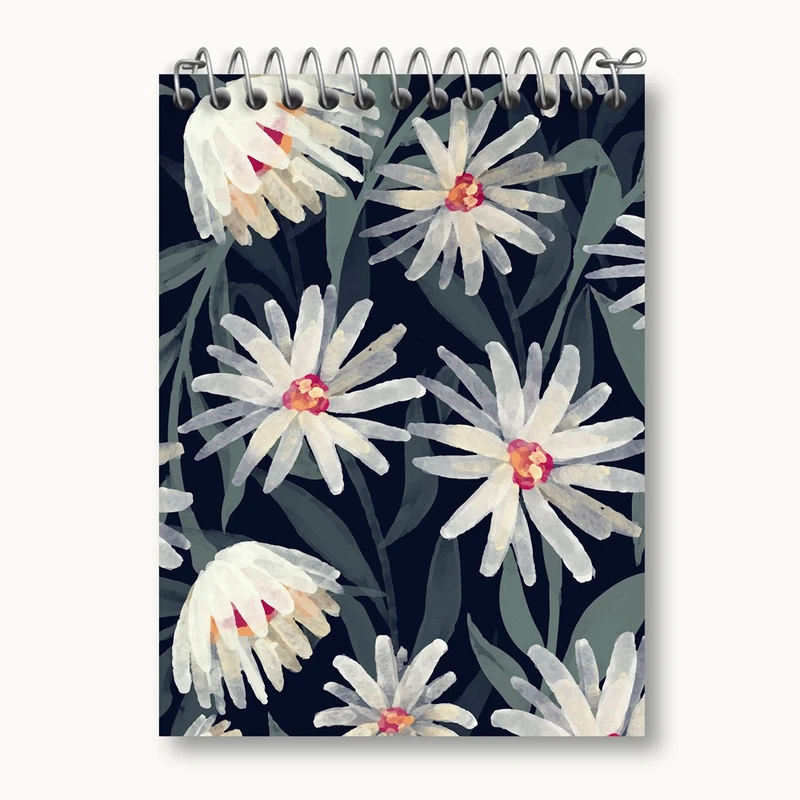 دفتر یادداشت 50 برگ خندالو مدل گل گلی کد 29029