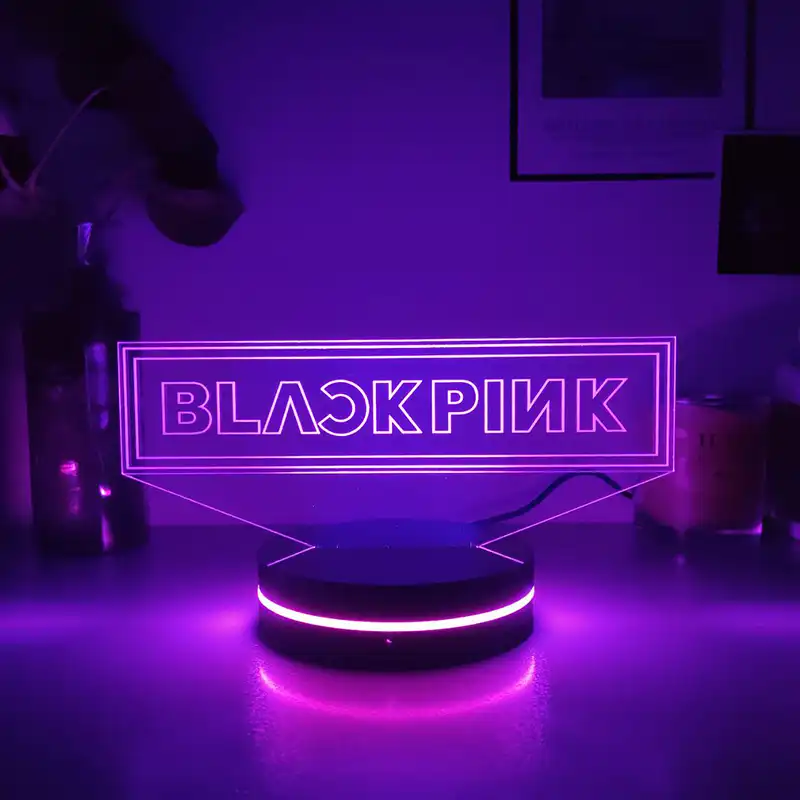چراغ خواب مدل گروه بلک پینک black pink