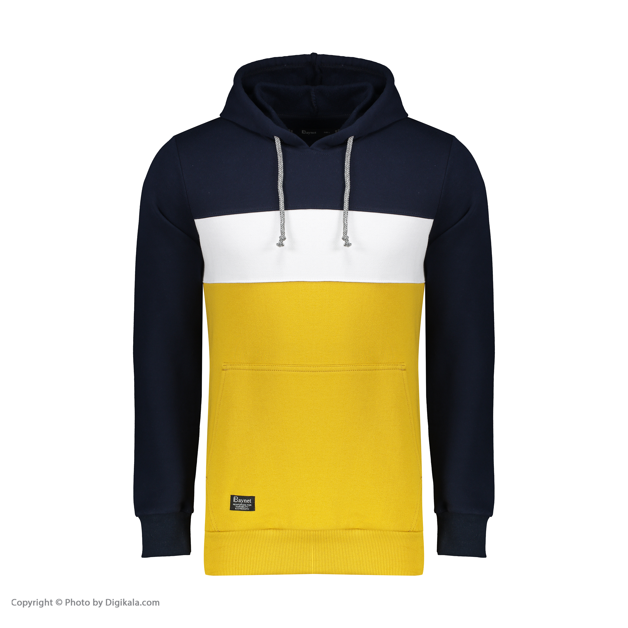 هودی مردانه باینت کد 616-2 رنگ زرد