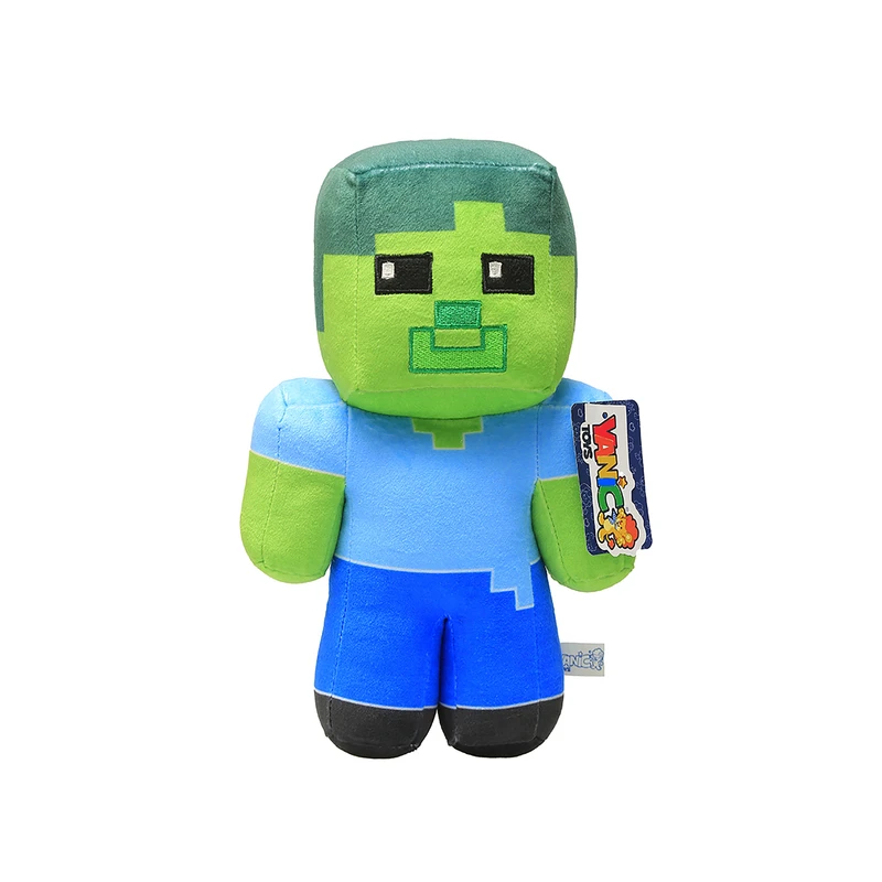 عروسک یانیک مدل ایستاده ماینکرافت پولیشی کد 100318 ارتفاع 24 سانتی متر