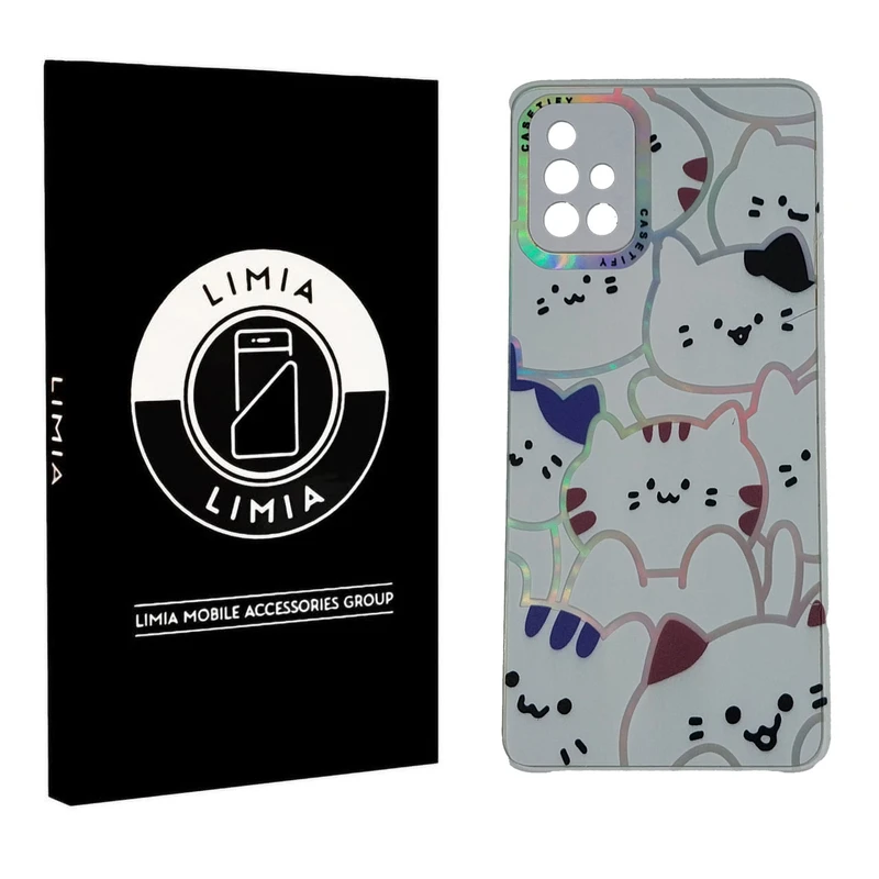 کاور لیمیا مدل فانتزی لنزدار طرح عروسکی PVD مناسب برای گوشی موبایل سامسونگ Galaxy A51