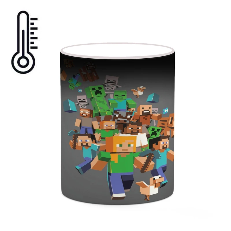 ماگ حرارتی کاکتی طرح ماینکرافت minecraft مدل mgh41034