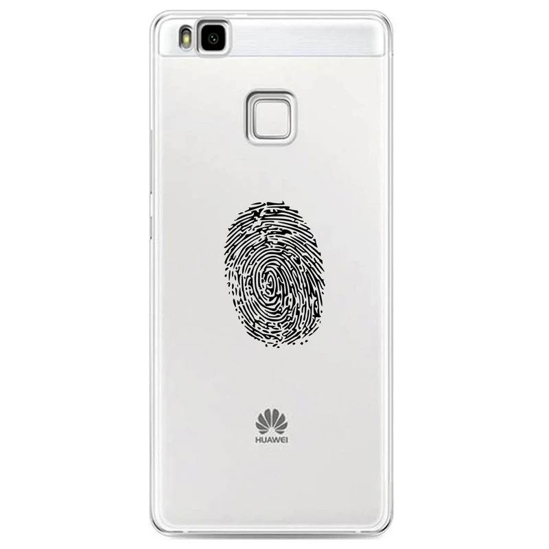 کاور مگافون طرح اثر انگشت مدل C62-B مناسب برای گوشی موبایل هوآوی P9 Lite