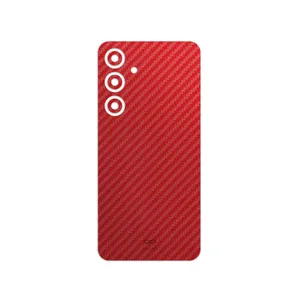MAHOOT Red-Fiber Cover Sticker for Samsung Galaxy S24 FE