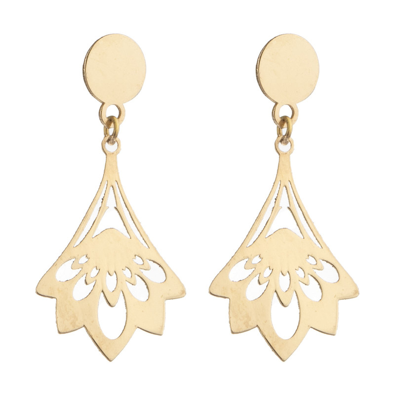 گوشواره طلا 18 عیار زنانه قیراط کد GH3961