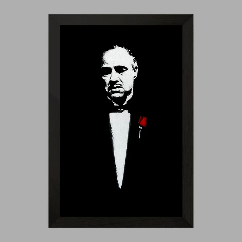 تابلو خندالو مدل پدرخوانده The Godfather  کد 10145