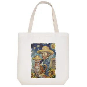 ساک خرید خندالو مدل ونسان ون گوگ کد 7877