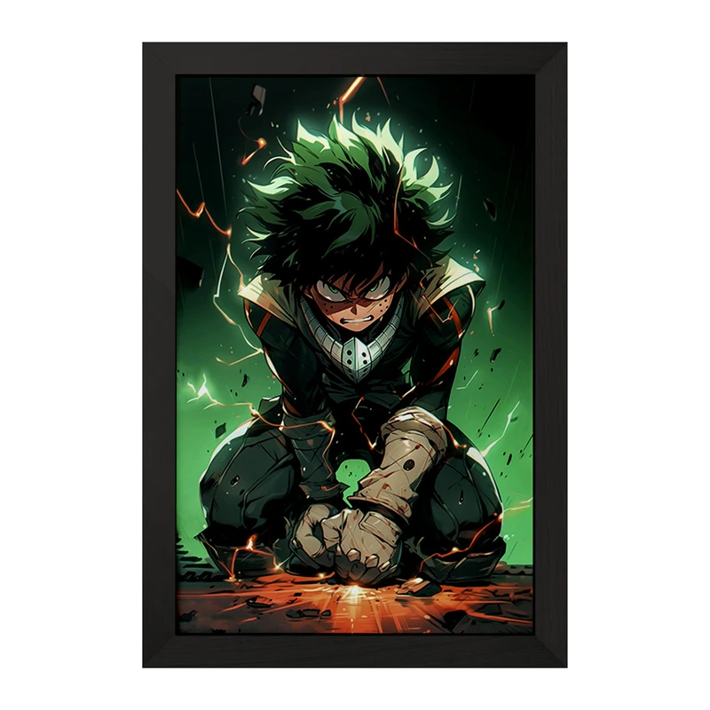 تابلو خندالو مدل انیمه آکادمی قهرمان من کد F2837