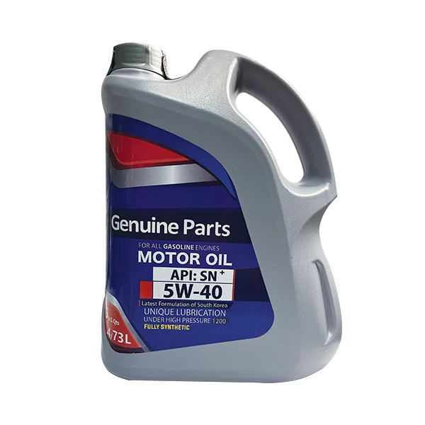 روغن موتور جنیون پارتس پلاس مدل 5W-40 حجم 5 لیتر