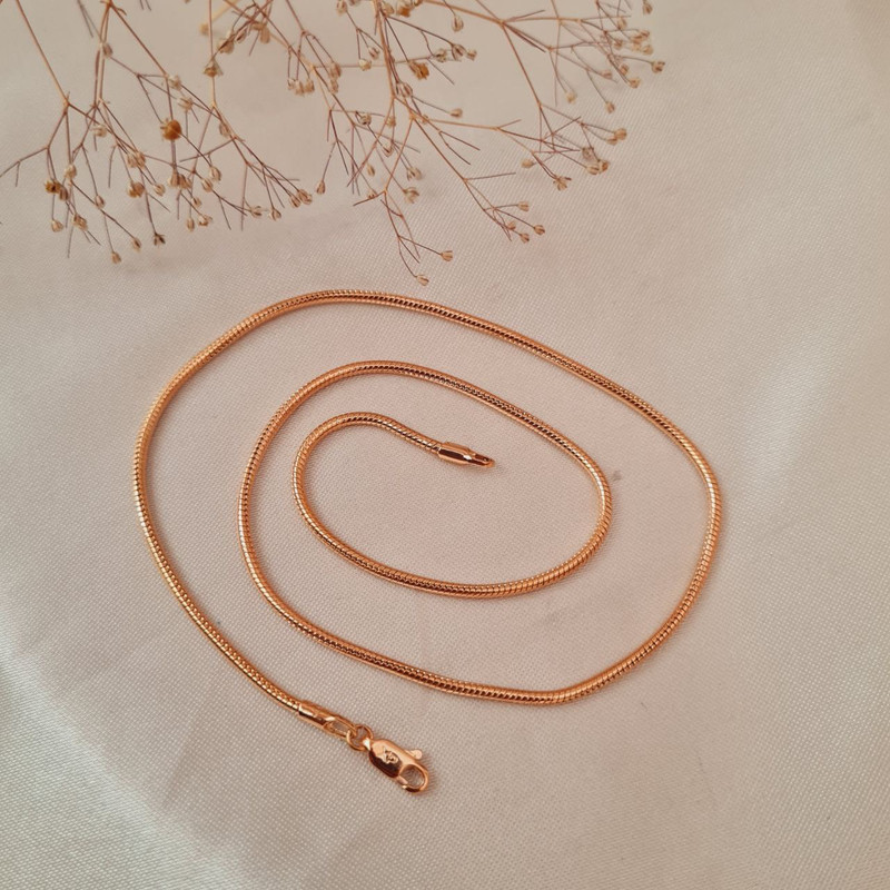 زنجیر زنانه ژوپینگ مدل هرینگبون کد MB