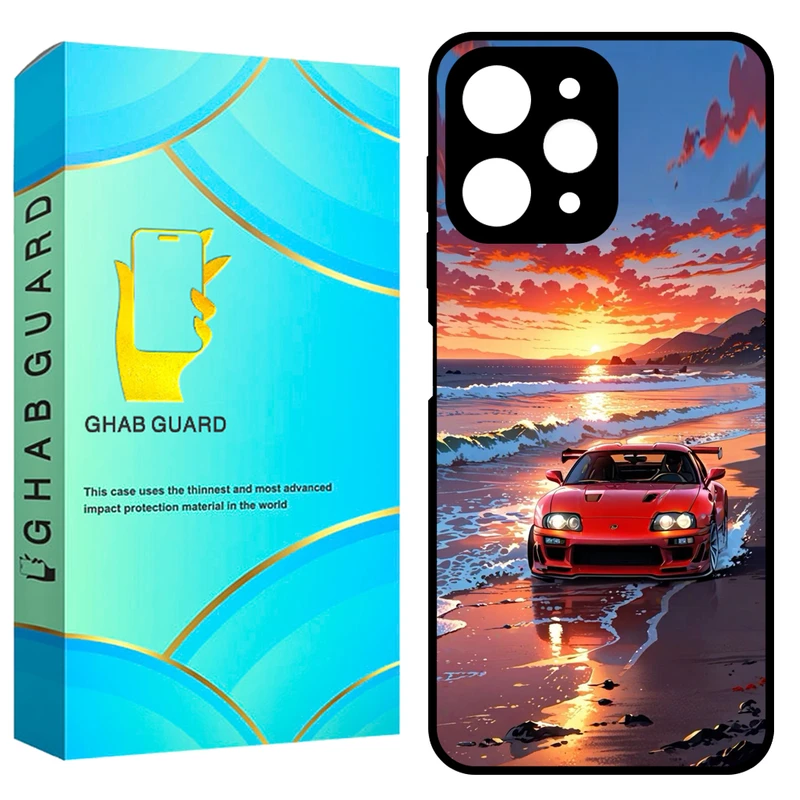 کاور قاب گارد طرح ماشین مدل GCHPR12 مناسب برای گوشی موبایل شیائومی Redmi 12 4G / Redmi 12 5G / Poco M6 Pro 5G