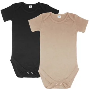 بادی آستین کوتاه نوزادی نیل کوک مدل روزانه مجموعه 2 عددی