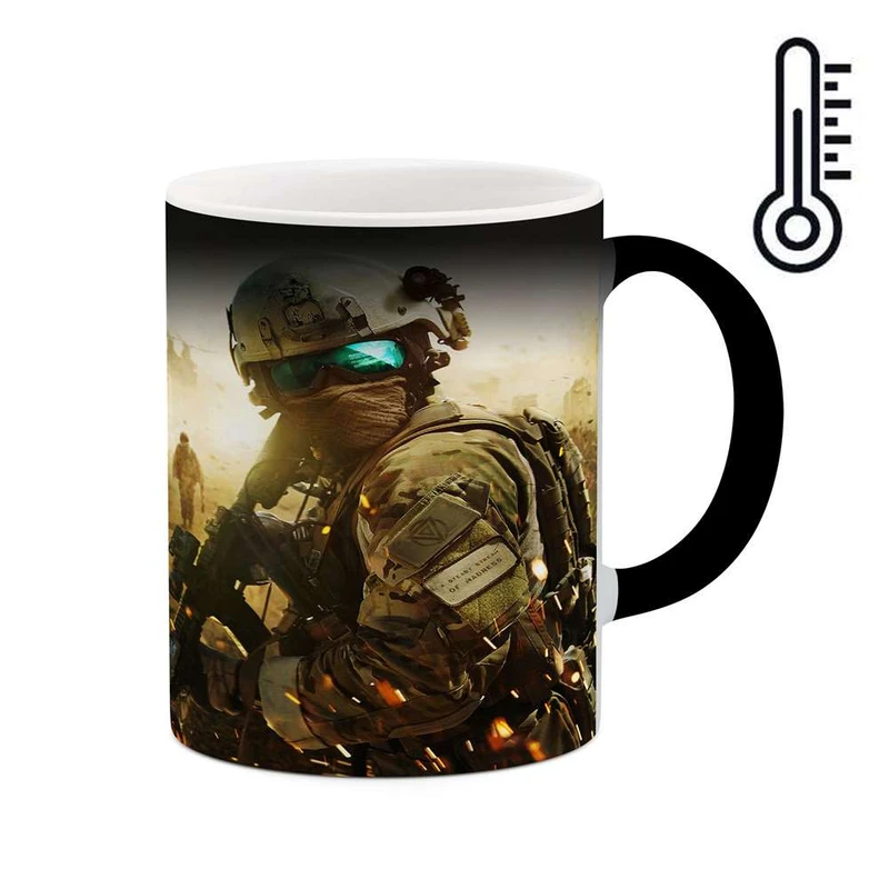 ماگ حرارتی کاکتی مدل Ghost Recon کد mgh12266