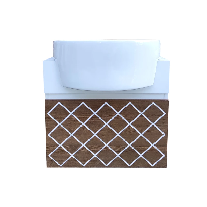 ست کابینت و روشویی مدل milanowl50