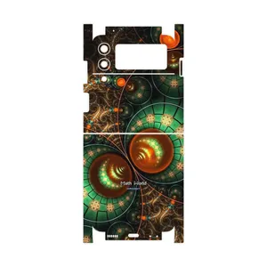 MAHOOT Mathematical Geometric Shape 3-FullSkin Cover Sticker for Samsung Galaxy Z Flip3 5G