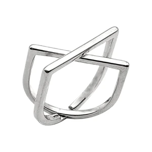 انگشتر زنانه مدل ضربدر کد rng27sv