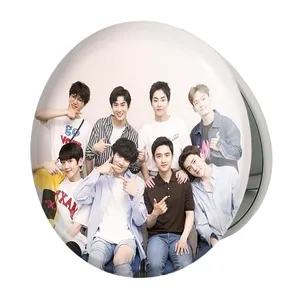 آینه جیبی خندالو طرح گروه اکسو EXO مدل تاشو کد 13637 