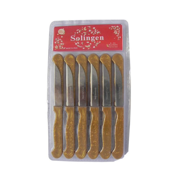 کارد میوه خوری کد 00321 بسته 12 عددی