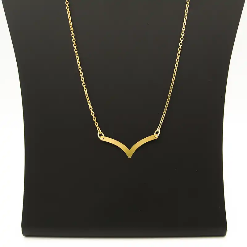 گردنبند طلا 18 عیار زنانه مانچو کد sfgs023