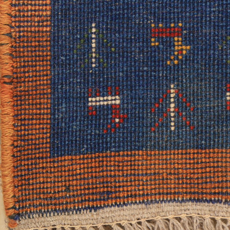 گبه دستباف نیم متری طرح قشقایی کد 4040411