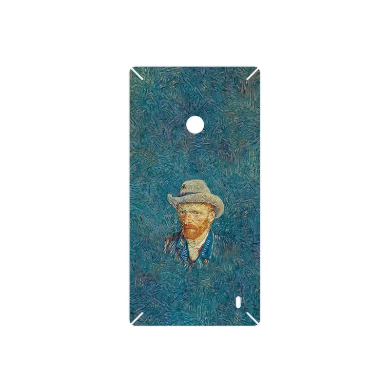 برچسب پوششی ماهوت مدل Self portrait with a gray felt hat مناسب برای گوشی موبایل نوکیا Lumia 520