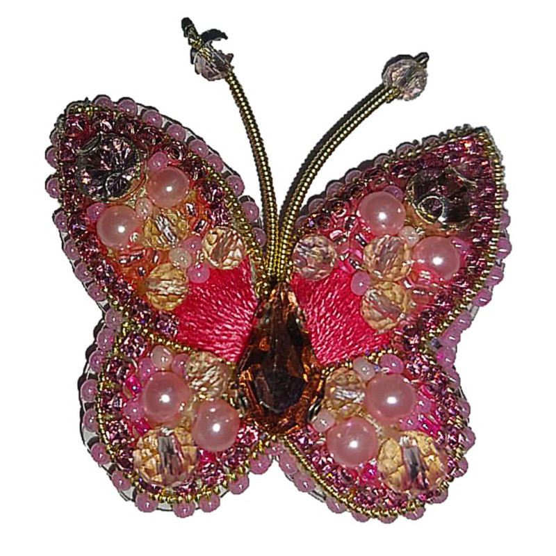 سنجاق سینه دخترانه مدل پروانه