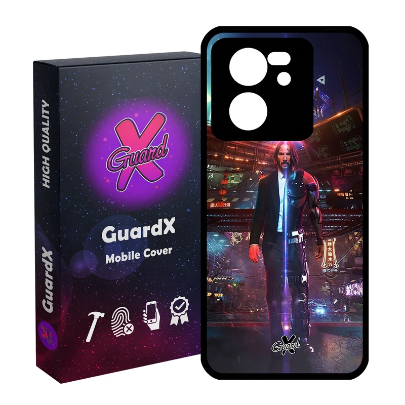 کاور گارد ایکس طرح John Wick مدل Glass10077 مناسب برای گوشی موبایل شیائومی 13T/13T Pro/Redmi K60 Ultra