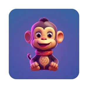 زیر لیوانی کاکتی طرح حیوانات کارتونی مدل mp27793