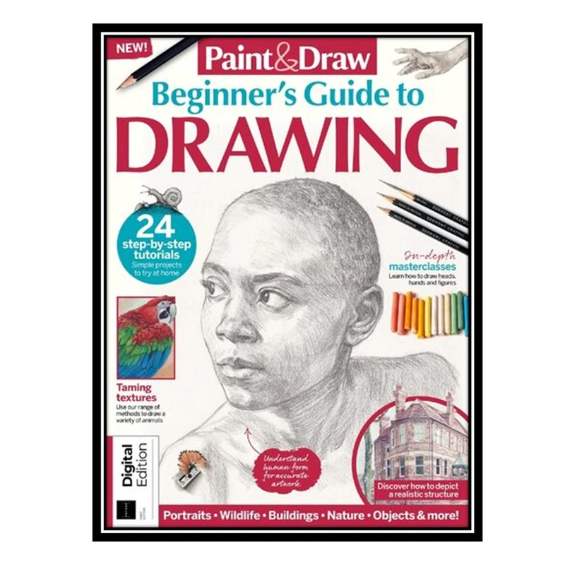 کتاب Paint & Draw Beginners Guide to Drawing اثر جمعی از نویسندگان انتشارات مؤلفین طلایی