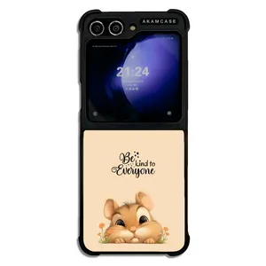 AKAM AMC-WSGZFLIP5-ANIMALS QOUTES-25 Cover For Samsung Galaxy Z Flip 5