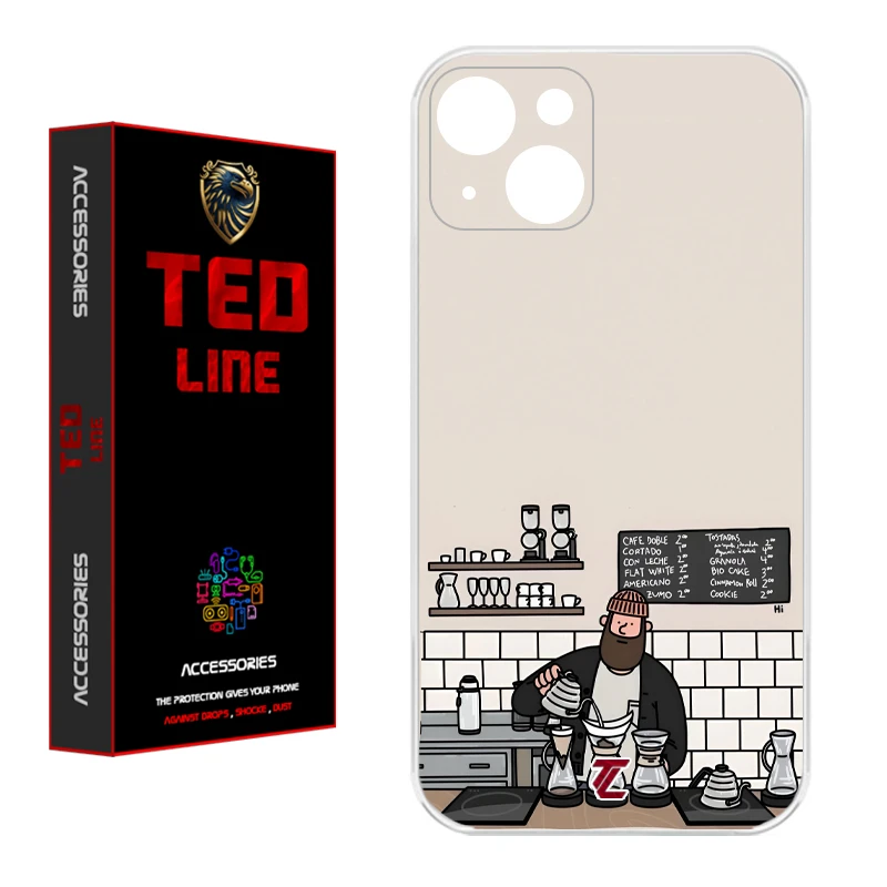 کاور تدلاین طرح باریستا کد 1214 مناسب برای گوشی موبایل اپل Iphone 13 / 14