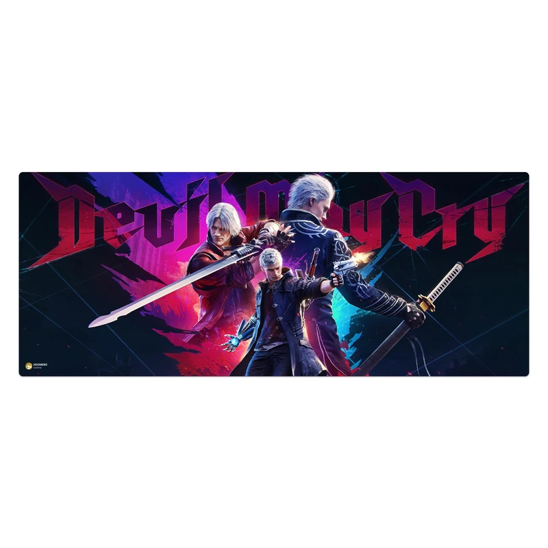 ماوس پد هومرو مدل HX461 طرح بازی Devil May Cry سایز 40x100 سانتی‌متر