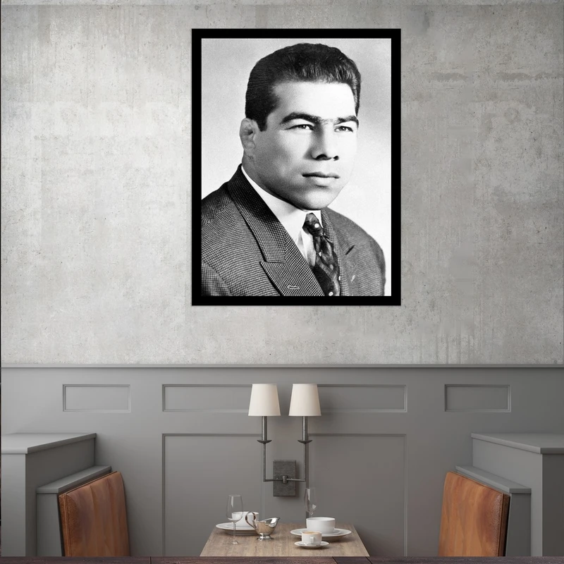 تابلو بکلیت طرح مشاهیر جهان پهلوان تختی مدل قاب شاسی B-S9838