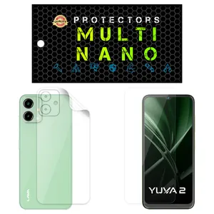  Multi Nano X-SFT Screen Protector For Lava Yuva 2 with back skin