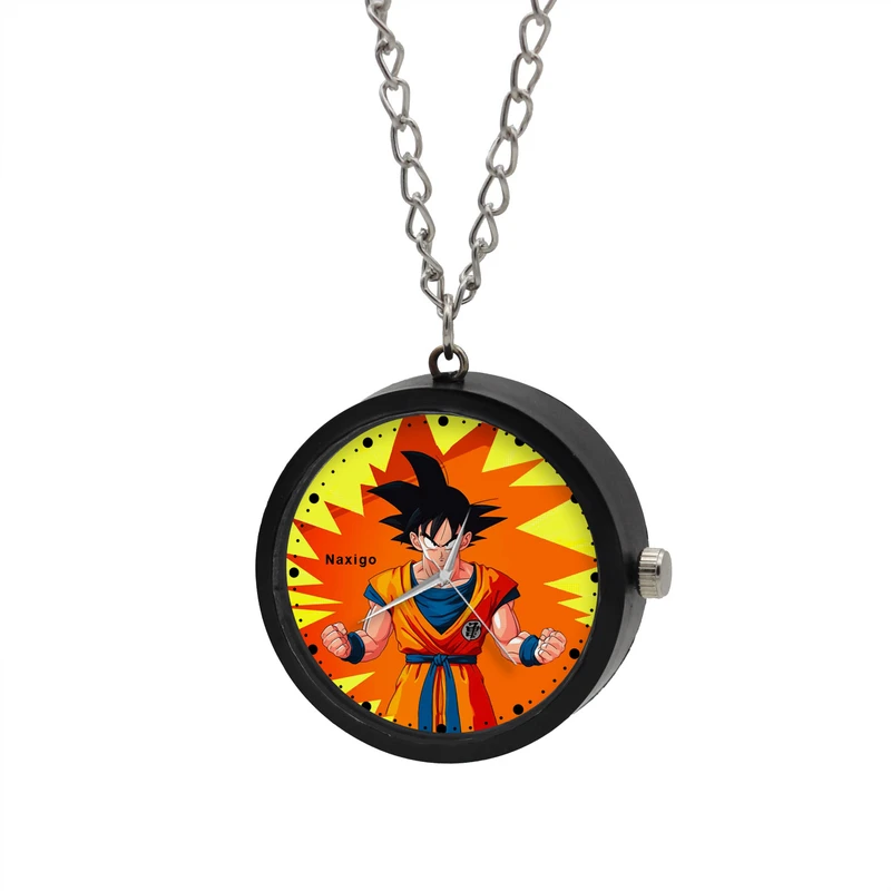 ساعت گردنبندی عقربه ای ناکسیگو مدل Dragon Ball Z کد NF13631