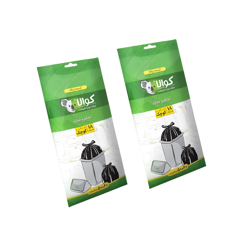 کیسه زباله کوالا مدل 002 - 2 - بسته 18 عددی