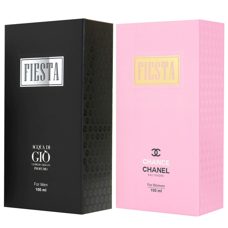 ادو پرفیوم زنانه فیستا مدل Chanel Chance Tendre حجم 100 میلی لیتر به همراه ادو پرفیوم مردانه فیستا مدل Acqua di Gio Profumo ادو پرفیوم زنانه فیستا مدل Chanel Chance Tendre حجم 100 میلی لیتر به همراه ادو پرفیوم مردانه فیستا مدل Acqua di Gio Profumo