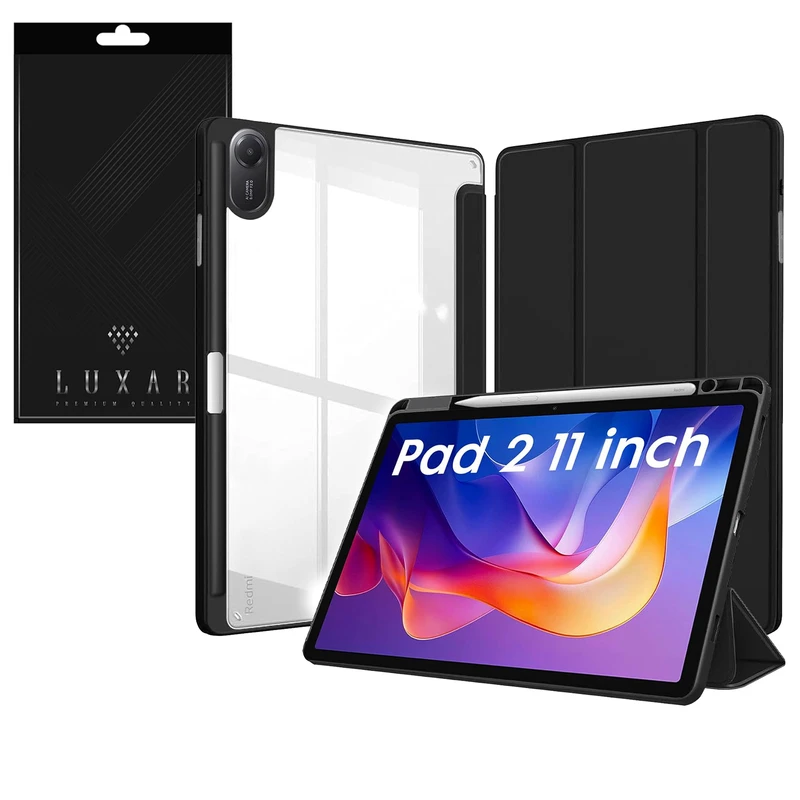 کاور لوکسار مدل pad2 - اسمارت جا قلم دار مناسب برای تبلت شیائومی Redmi Pad 2