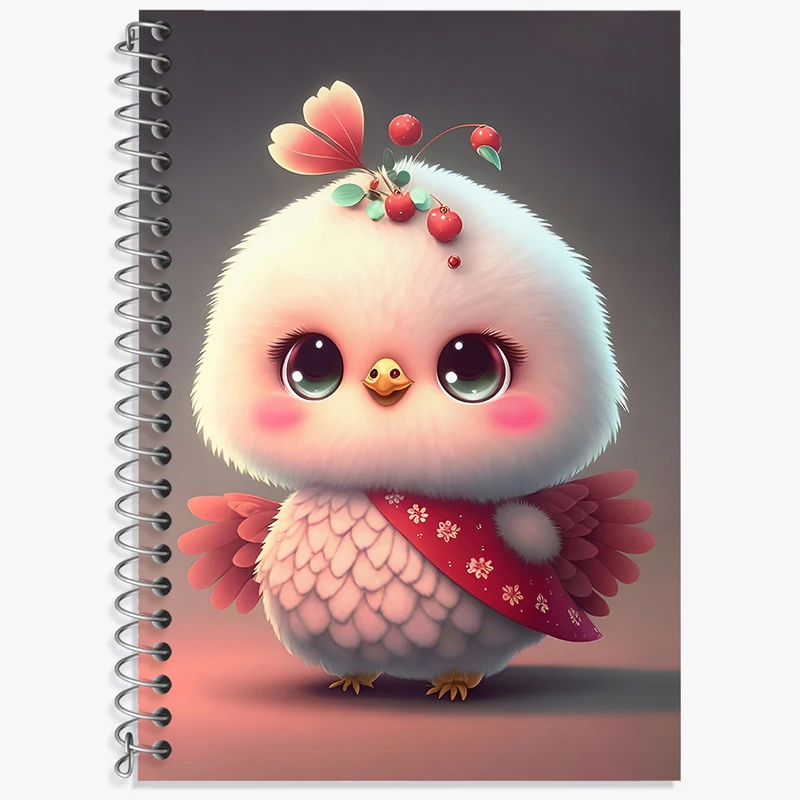 دفتر لغت 50 برگ خندالو طرح جوجه کیوت کد N4728