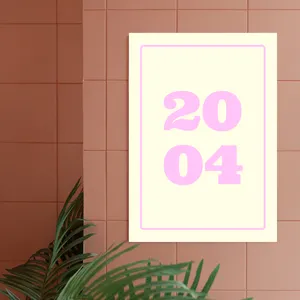 تابلو شاسی مدل سال تولد 2004 میلادی کد 1029