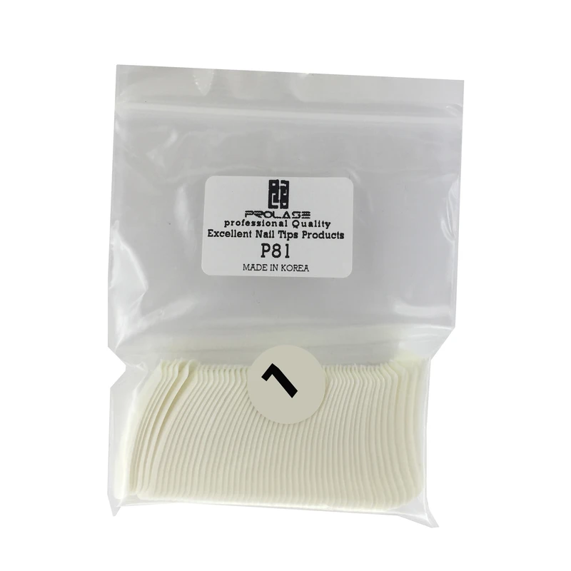 تیپ کاشت ناخن پرولایز شماره p81 - 7 بسته 50 عددی