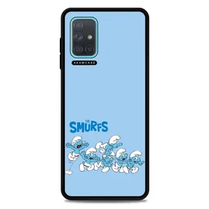 AKAM AMC-WSGA71-SMURFS-27 Cover For Samsung Galaxy A71