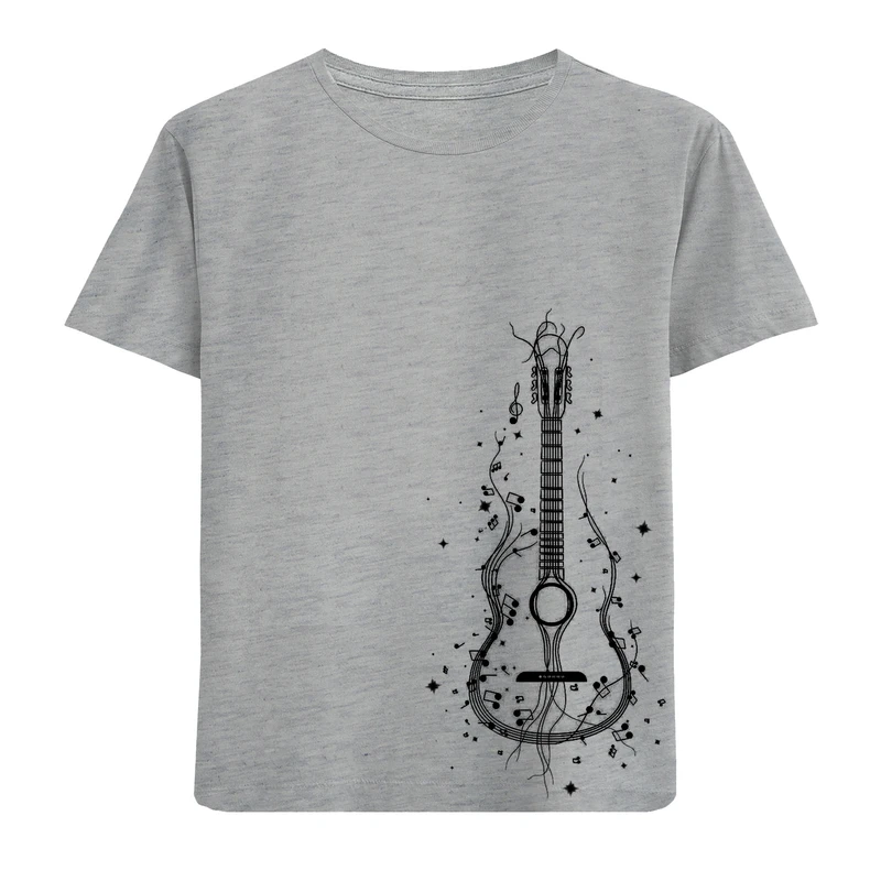 تی شرت آستین کوتاه پسرانه مدل گیتار N134
