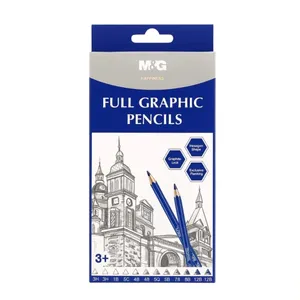 مداد طراحی ام‌اند‌جی مدل 357G5 بسته 12 عددی